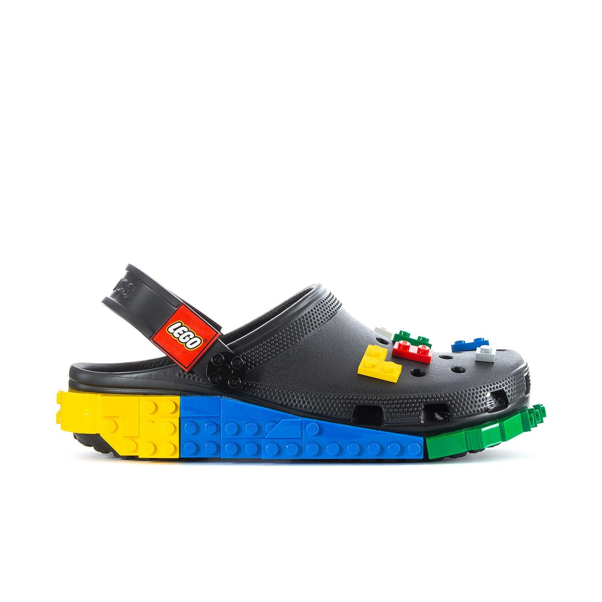 Crocs Men's LEGO Classic Clog - Black / Multi
